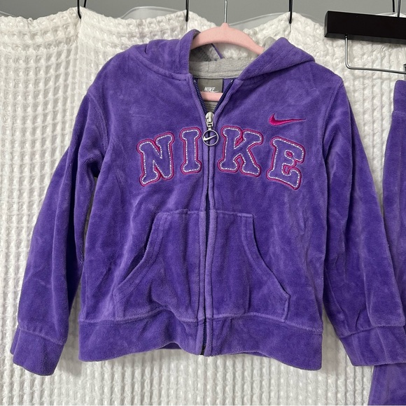 Y2K Nike Purple Hoodie and Pants Set - Picture 2 of 7